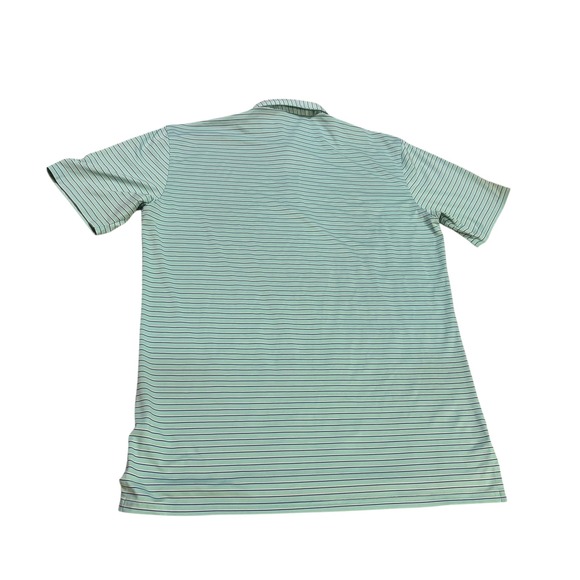 Men's Striped Polo Shirt - Blue - Picture 6 of 9